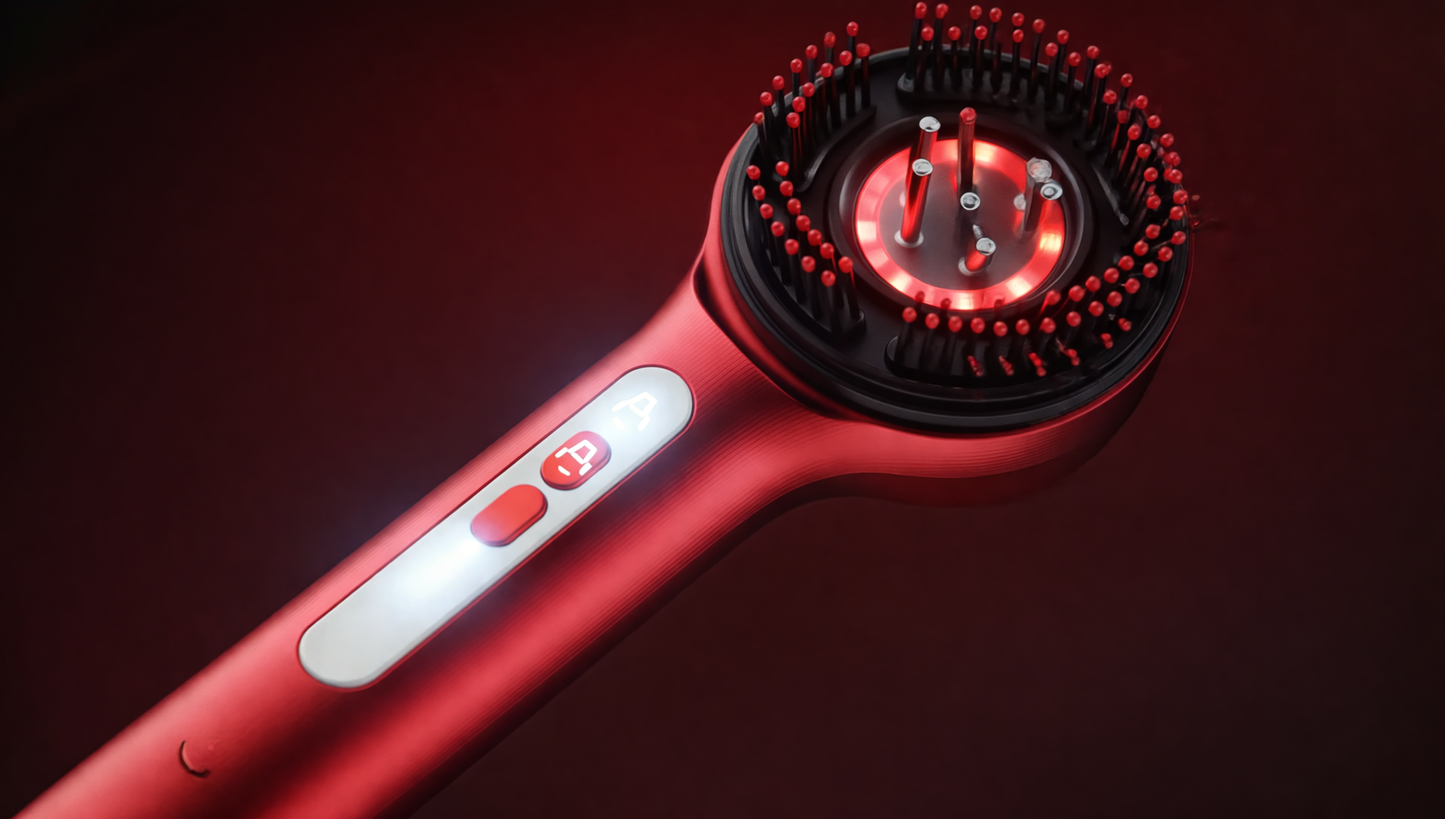 DreamLux™ HairLux-Cepillo de Terapia LED y Masaje Capilar